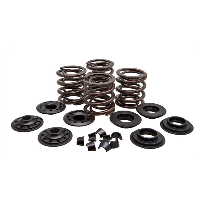 Kpmi, Valve Spring Set. 600" Lift. Steel Upper Collars for Harley Davidson