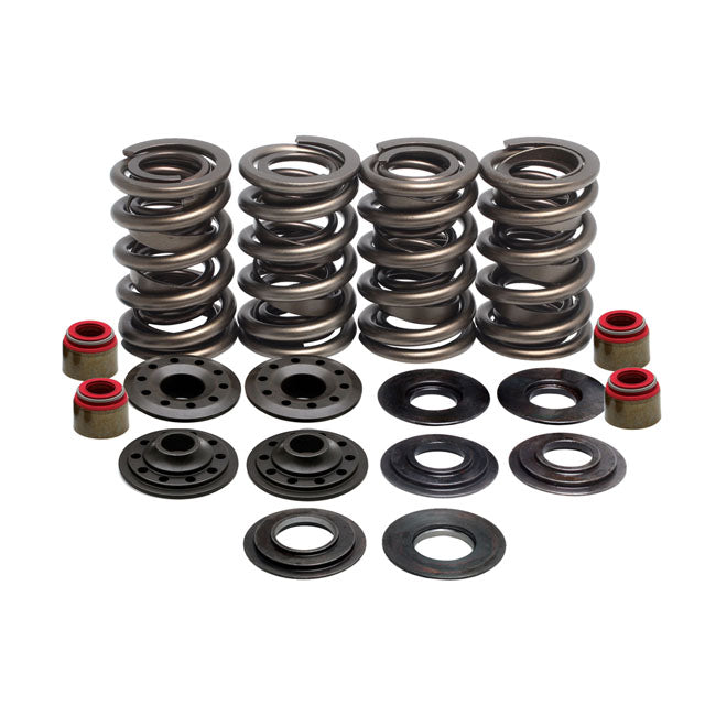 Kpmi, Valve Spring Set. 630" Lift. Steel Upper Collars for Harley Davidson