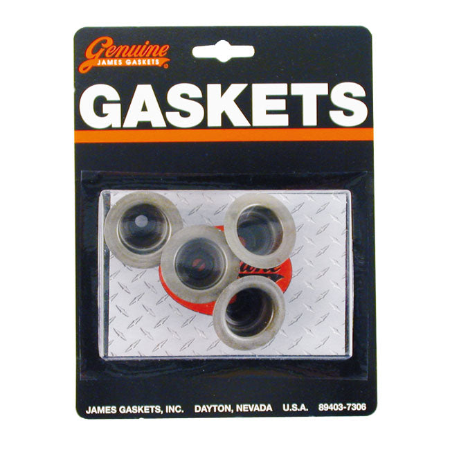 James, Juego De Sello De Guia De Valvula. Viton. 4-Pk Para Harley Davidson