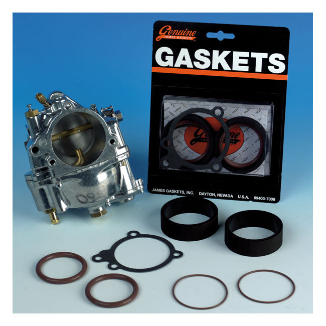 James, kit di giunti e francobolli per carburatore S&S E/G per Harley Davidson