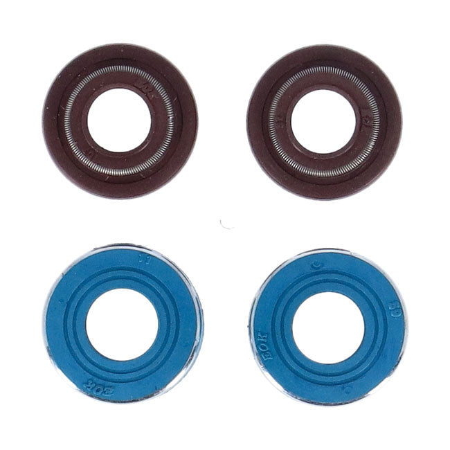 James, Viton Valve Guide Seal Kit Pack of 4 for Harley Davidson