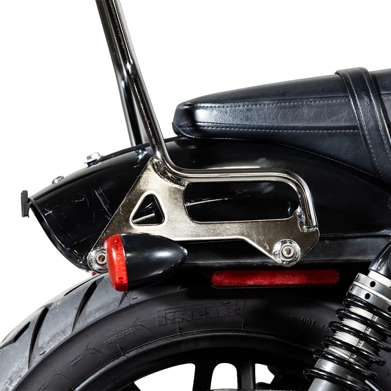 Biltwell, Respaldo Exfil Cromado Para Harley Davidson XL 04-21