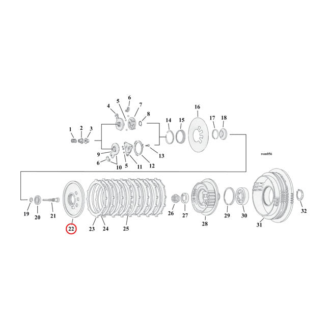 Disco De Liberación, Embrague Para Harley-Davidson
