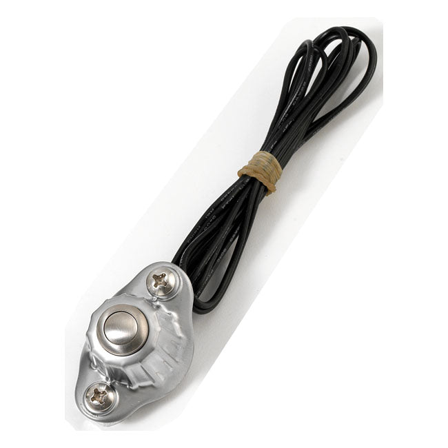Kustom Tech, Interruptor De Manillar Deluxe. Botón Único Para Harley-Davidson