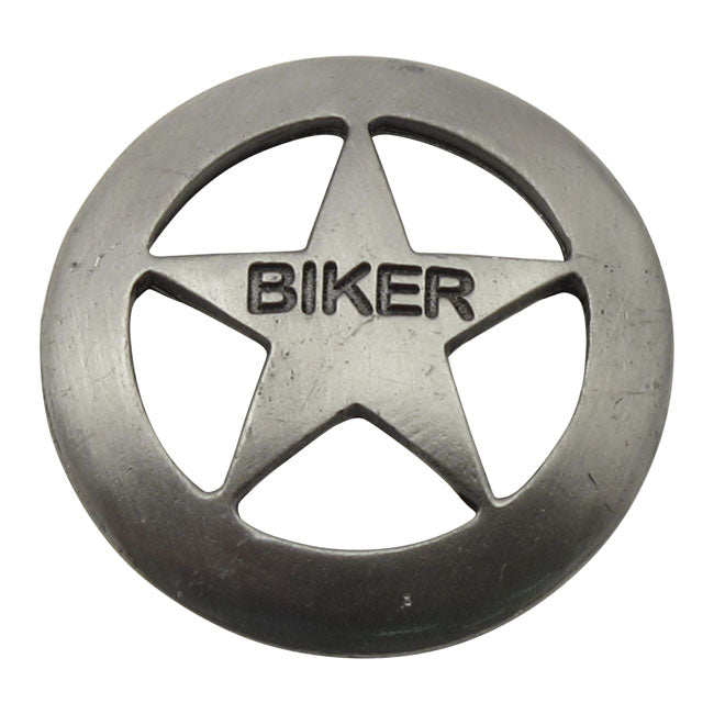 Pin per motociclista stellare