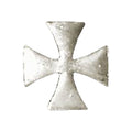 Pin De Motorista Cruz Malta Cromada