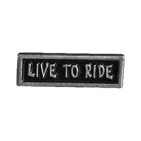 Pin automobilista "Live To Ride"