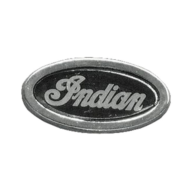 Indischer Biker Button