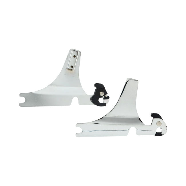 Removable backrest side plates for Harley-Davidson Softail