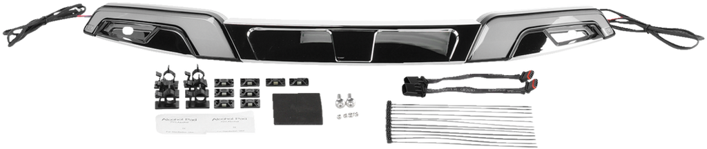 Chrome Tracer Windschutzscheibenverkleidung LED-Leuchten für Harley Davidson