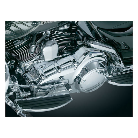 Kurykyn, precisie interieur primair deksel. Chrome voor Harley Davidson