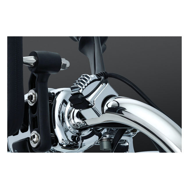 KURYAKYN, HANDLEBAR USB CHARGER / POWER POINT. CHROME