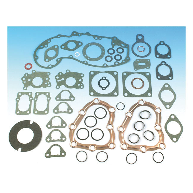 James, Engine Gasket Set. 45" Flatheads for Harley-Davidson
