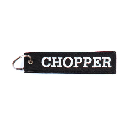 Black Chopper Keychain
