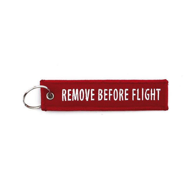 Keychain Remove before the red flight