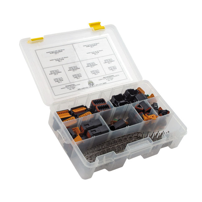 Namz Deutsch DT Series Builders Workshop Kit, Schwarz, für Harley-Davidson