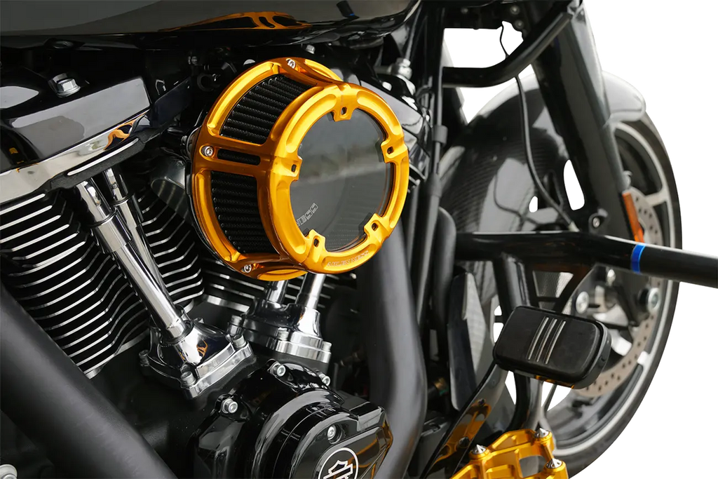 Filtro de aire Method™ Clear Series dorado para Harley Davidson FLTR/FLHX