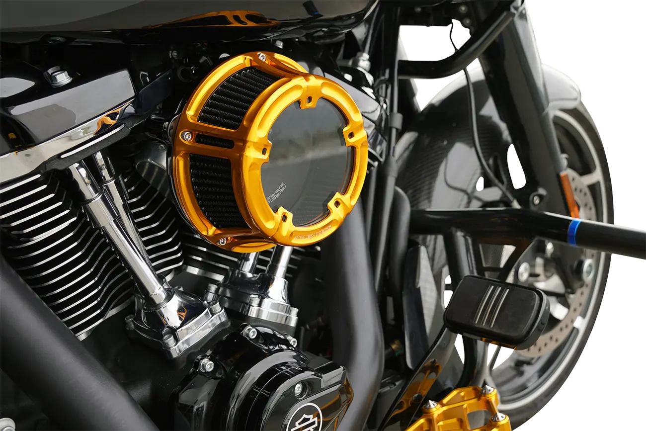 Filtro de aire Method™ Clear Series dorado para Harley Davidson FLTR/FLHX