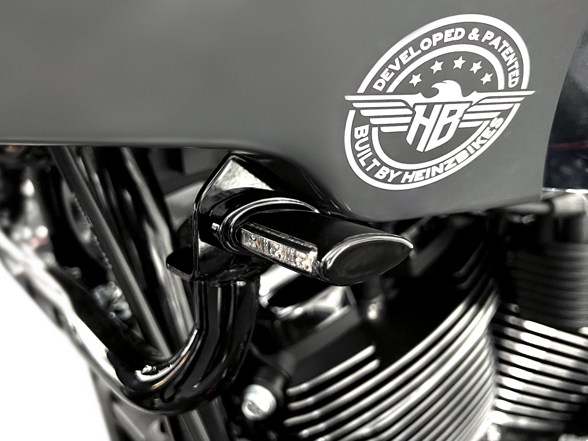 ST Classic Blinker mit maximaler Blinkerbreite 56mm für Harley Davidson