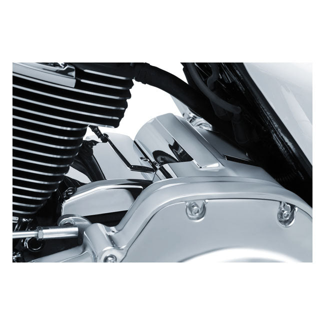 Upper Kurykyn Precision Transmission Cover voor Harley-Davidson