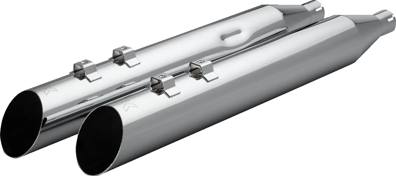 Silenciadores Hp-Plus® Slip-On Slash-Up Cromados Para Harley Davidson