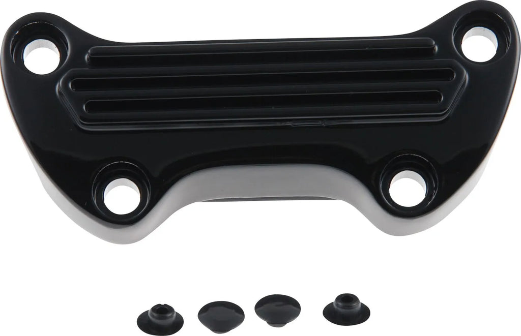 Abrazadera torres de manillar negra para Harley-Davidson 56115-95