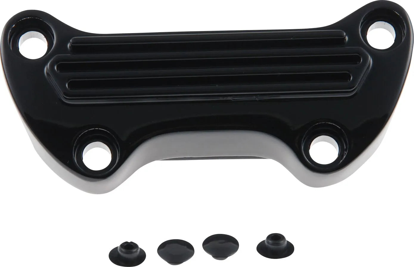 Abrazadera torres de manillar negra para Harley-Davidson 56115-95