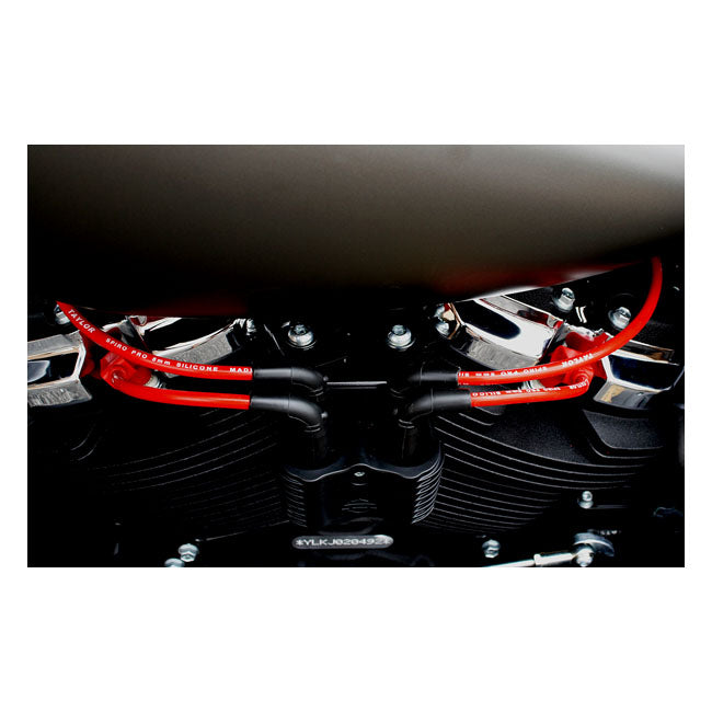 Taylor Pro Zündkabelsatz, 8 mm, rot, für 18-23 Harley-Davidson M8 Softail