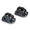 Kuryakyn 8889 Footpeg adapter splined gloss black