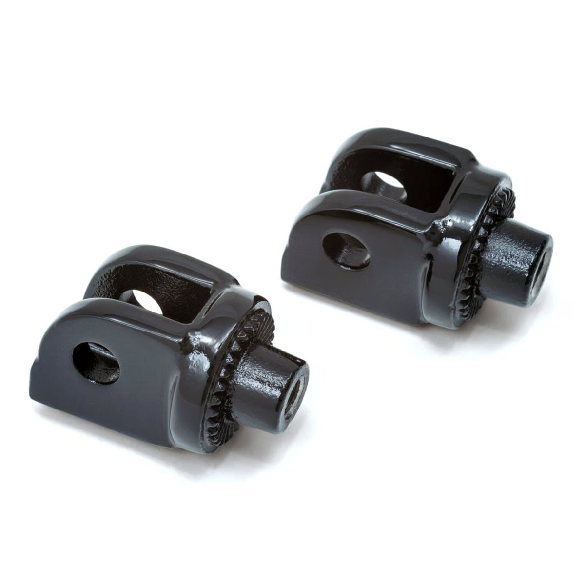 Kuryakyn 8889 Footpeg adapter splined gloss black