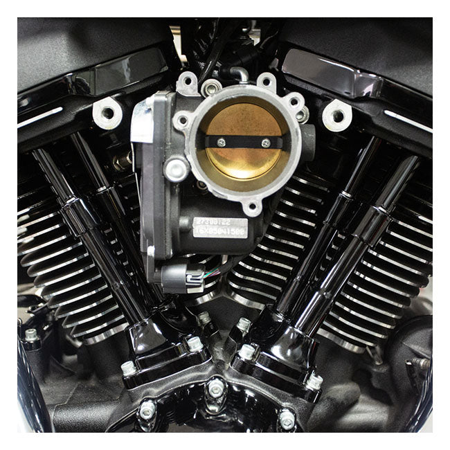 S&S, kit de pont et Thrust Quickee M8. Noir brillant pour Harley Davidson