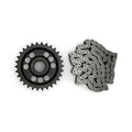 Evo Ind., Piñon De Motor Sólido Y Kit De Cadena. 30T Para Harley-Davidson