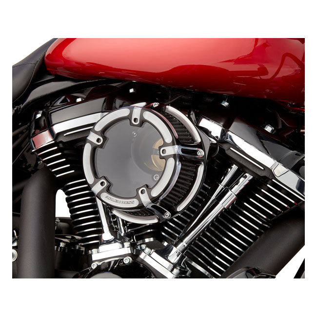 Arlen Ness Black CC Luftfilter-Kit für Harley Davidson