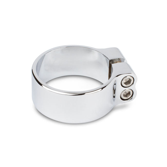 Arlen Ness 2-1/2" Super-Schalldämpferklemme - Chrom für Harley-Davidson