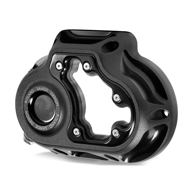 RSD, couverture de transmission de clarté extrême, hydraulique. Ops noirs pour Harley-Davidson