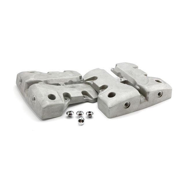 EMD, Juego De Tapas De Balancín WTF 'Shovel Style'. Crudo Para Harley Davidson