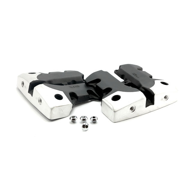 EMD WTF Shovel Style Rocker Cover Set, Black, for Harley-Davidson