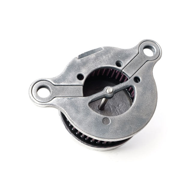 Wannabe Choppers, Wannasucker 'Wave' Air Filter. Brass for Harley-Davidson