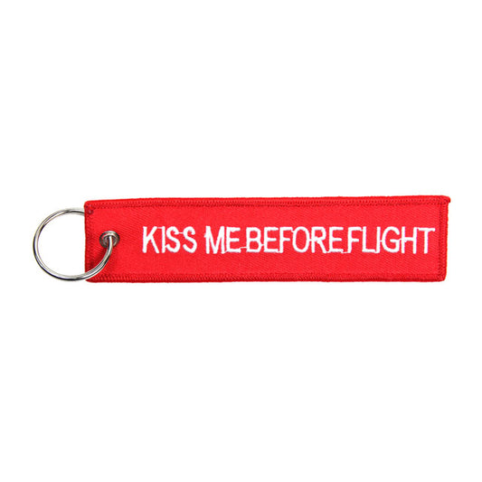 Küss mich vor dem Red Keychain -Flug