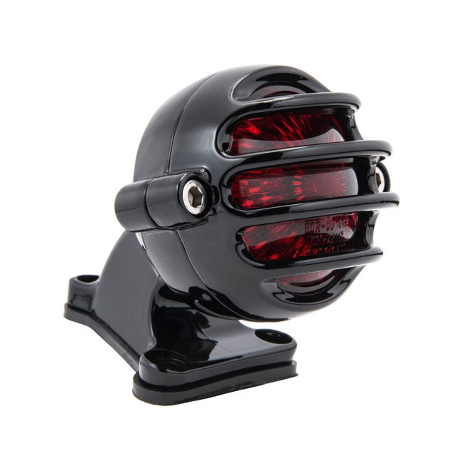 Piloto Trasero Homologado Motone Lecter Negro Universal Moto Custom