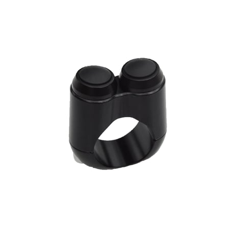 Motone, microinterruptor de 2 botones. Negro