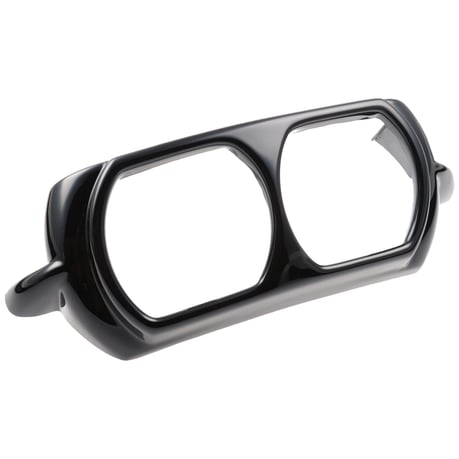 Cult-Werk, FLTR headlamp trim 'Bad Look'. Gloss black