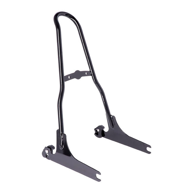 Respaldo 12" negro para Harley-Davidson Dyna Fat Bob y Wide Glide