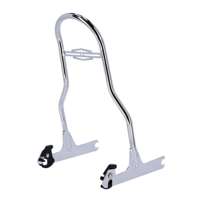 17.50" Chrome Vertical Backrest Kit for Harley Davidson