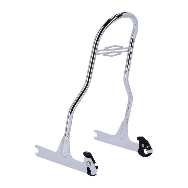 17.50" Chrome Vertical Backrest Kit for Harley Davidson