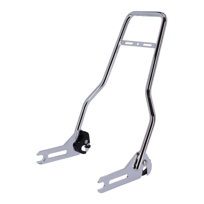 15.75" Chrome Vertical Backrest Kit for Harley Davidson