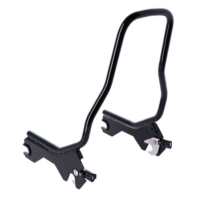 12" vertikales schwarzes Rückenlehnen-Kit für Harley Davidson