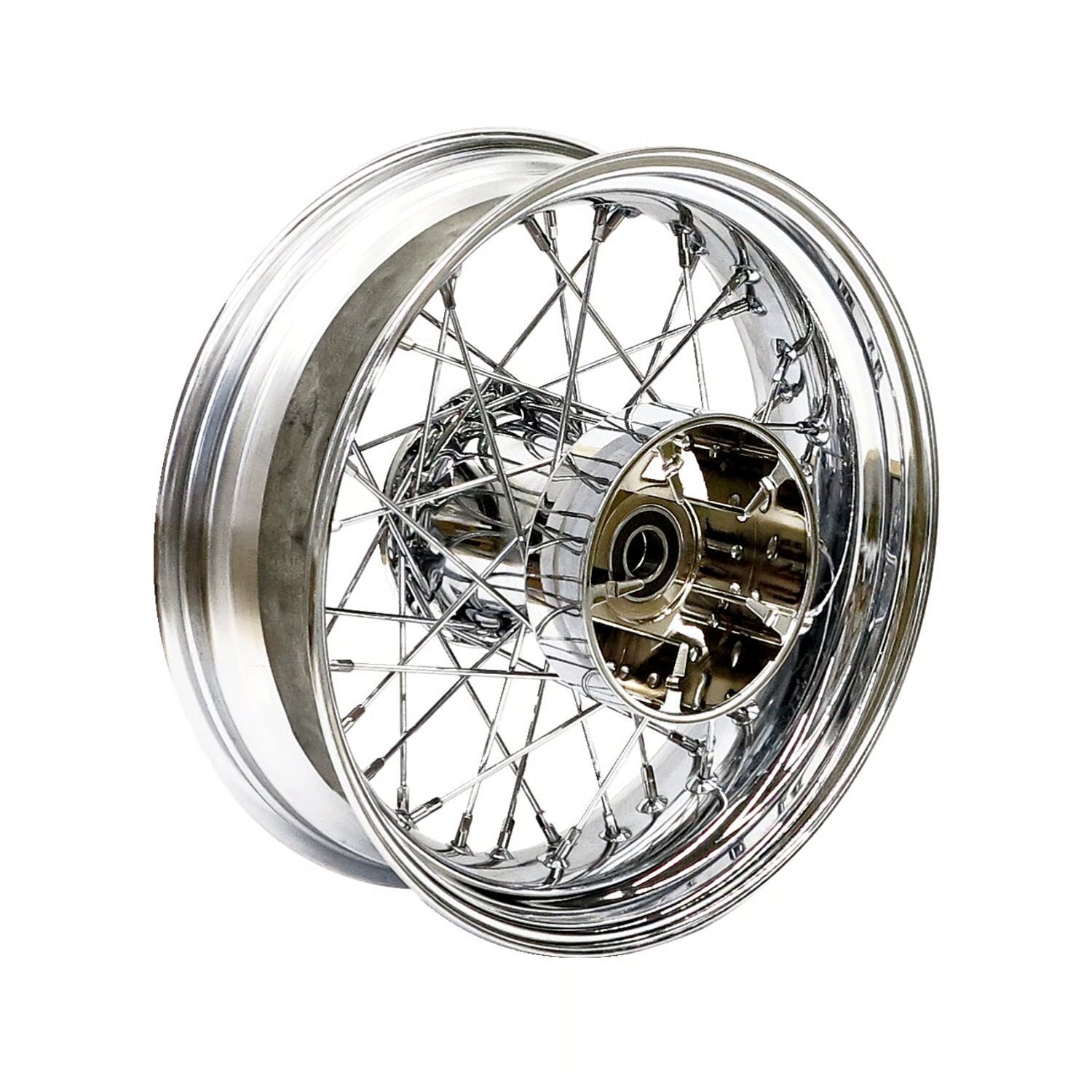 5.00 x 16 rear wheel 40-spoke chrome for Harley-Davidson