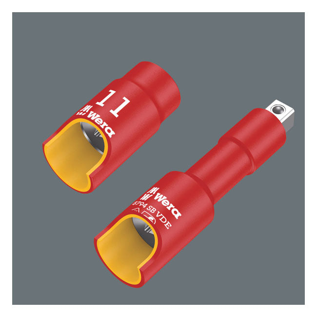 Wera Zyklop VDE Short Extension Bar with 3/8" Drive