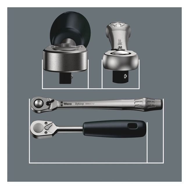 Wera, 3/8" Zyklop Metallratsche